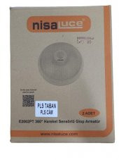 NisaLuce Sensörlü Glop Armatür 2 Adet - 3