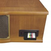 Mikado Nostalgia MN-P325 DÖNENCE Pikap Ahşap 2X5W Stereo Spk MP3 Çalar USB-Radyo-CD-Kaset -BT Müzik - 2