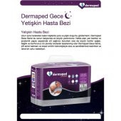 Dermaped Gece Large 100-150 cm 30lu Bel Bantlı Yetişkin Hasta Bezi - 3