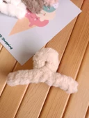 Peluş Tüylü Mandal Toka - 5