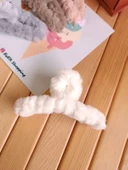 Peluş Tüylü Mandal Toka - 3