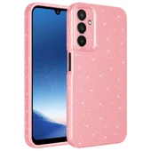 Samsung Galaxy A24 Kılıf Kamera Korumalı Simli Lüks Koton Kapak Kılıf - 7