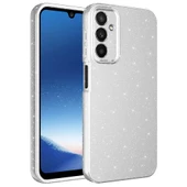 Samsung Galaxy A24 Kılıf Kamera Korumalı Simli Lüks Koton Kapak Kılıf - 4