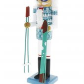 38cm Kayaklı Kurşun Asker Yılbaşı Yeşil Elbiseli - 3