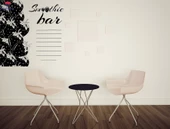 Duvar Ofis, Çalışma Odası çıkartma Lezzetli Gıda Restoran Mutfak Smoothie Bar Menü Benzersiz Hediyelik thumbnail 1