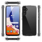 Samsung Galaxy A14 Kılıf Nitro Anti Shock Darbe Emici Köşe Korumalı Şeffaf Silikon Kapak thumbnail 9