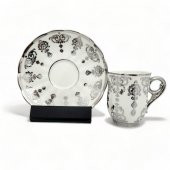 Aries Gümüş 6 Kişilik Kahve Fincanı Takımı - 90 ml - 1