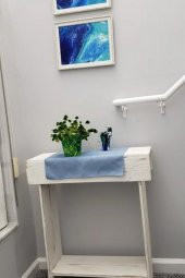 Alyones Wayfair Collection 66cm Masif Ahşap Konsol Sehpa - 3