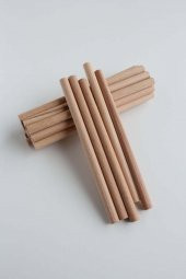 Alyones 10lu 30cm Uzunluğunda 24mm Tahta Çubuklar - 1
