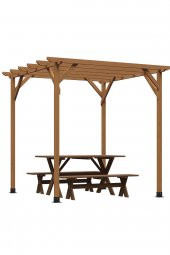 Alyones Ahşap Pergole Çardak Tente Bahçe Pergola - 1