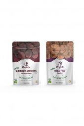 Orgibite Organik Gün Kurusu Ve Organik Kuru Incir 2li Set 250gr - 1