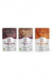 Orgibite Organik Kuru Sarı Kayısı ,organik Gün Kurusu Ve Organik Kuru Incir 3lü Set 250gr - 1