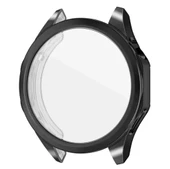 Huawei Watch GT4 46mm Uyumlu Kasa ve Ekran Koruyucu 360 Tam Koruma Silikon Kılıf - 4