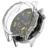 Huawei Watch GT4 46mm Uyumlu Kasa ve Ekran Koruyucu 360 Tam Koruma Silikon Kılıf - 1