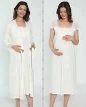 BirolGaye 1001Hamile Lohusa Gecelik Sabahlık Takım - 2