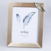 Crearthome 15x20 Yapraklı Çerçeve Vizon Altın SCRV 124VZN85RS - 1