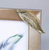 Crearthome 15x20 Yapraklı Çerçeve Vizon Altın SCRV 124VZN85RS - 2