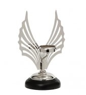 Crearthome Pegasus Gümüş Mumluk 21x14x30 cm AK.JE0087 - 1