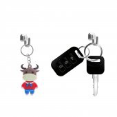 Çengelli Duvar Dolap Çekmece Kapı Metal Anahtar Askı Anahtarlık Askısı Vidalı (5 ADET) - 5