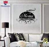 Duvar Ofis, Çalışma Odası Sticker Restoran Çıkartmaları Mutfak Cafe Bar Tepsi Menü Dekor Benzersiz Hediyelik - 1