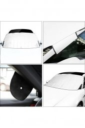 Araba Ön Cam Güneşlik Kar Buz Önleyici Oto Branda Araç Oto Güneşlik Güneş Koruyucu Araba Perdesi - 5