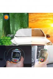 Araba Ön Cam Güneşlik Kar Buz Önleyici Oto Branda Araç Oto Güneşlik Güneş Koruyucu Araba Perdesi - 6