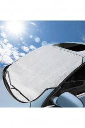 Araba Ön Cam Güneşlik Kar Buz Önleyici Oto Branda Araç Oto Güneşlik Güneş Koruyucu Araba Perdesi - 7