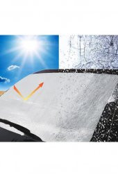 Araba Ön Cam Güneşlik Kar Buz Önleyici Oto Branda Araç Oto Güneşlik Güneş Koruyucu Araba Perdesi - 8