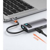 Baseus 4in1 Type-C HUB HDMI USB 2.0 USB 3.0 Usb Çoğaltıcı Görüntü Aktarım Kiti Macbook Laptop İpad - 3