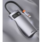 Baseus 4in1 Type-C HUB HDMI USB 2.0 USB 3.0 Usb Çoğaltıcı Görüntü Aktarım Kiti Macbook Laptop İpad - 8