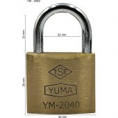 Yuma Prinç Sarı Asma Kilit 40mm - 1