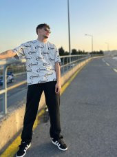 Elagance Basic Baggy Siyah Eşofman - 4