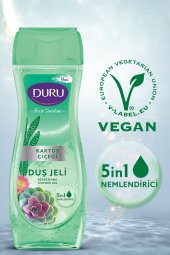 Duru Fresh Sensations Kaktüs Çiçeği Duş Jeli 3x450ml - 4