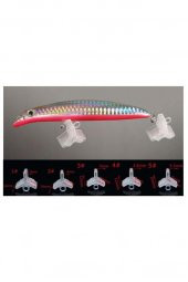 Plastik Sahte Yapay Yem 3 lü Kanca İğne Koruyucu Kapak 5 Boy 50 Adet - 5