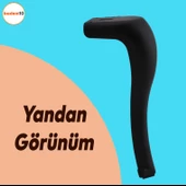 Masa Puf Tabure Tv Ünitesi Konsol Koltuk Ayağı Mobilya Ayakları Ayağı Metal Ayakları 20 Cm Siyah thumbnail 3