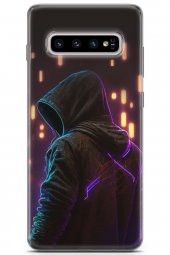 Samsung Galaxy S10 Plus Uyumlu Kılıf Opus 14 Halloween Led Cover Kılıf Happy - 1