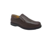 Zerhan 039 Erkek Koyu Kahve Hakiki Deri Günlük Kullanım Hafif Taban Ayakkabı thumbnail 2