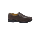 Zerhan 039 Erkek Koyu Kahve Hakiki Deri Günlük Kullanım Hafif Taban Ayakkabı thumbnail 1