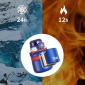 TKK Çelik Çocuk Matarası 600Ml Turuncu Kamuflaj - 7