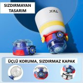 TKK Çelik Çocuk Matarası 600Ml Turuncu Kamuflaj - 8
