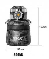 TKK Çelik Çocuk Matarası 600Ml Turuncu Kamuflaj - 10