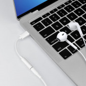 Type-C USB Tip C - 3,5 mm Kulaklık Jakı Adaptörü - Aux Ses Dongle Kablosu Kulaklık Jakı Dönüştürücü - 2
