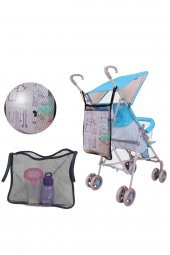 RevuBaby Bebek Arabası Çantası Puset Alışveriş Filesi Çocuk Arabası Askı Filesi 30x24 CM Çanta - 1