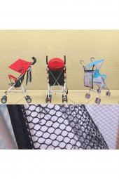 RevuBaby Bebek Arabası Çantası Puset Alışveriş Filesi Çocuk Arabası Askı Filesi 30x24 CM Çanta - 2