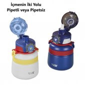 TKK Çelik Çocuk Matarası 600Ml Lacivert - 3
