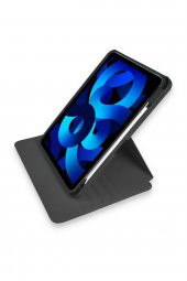 iPad 10.2 İnç (7.nesil) 360° Uyumlu Dönebilen Standlı Kalemlikli Kılıf - 10