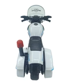 Oyuncak Polis Motorsikleti 3 Farklı Sesli, Işıklı Polis Motoru Sürtmeli 17x10cm. - 3