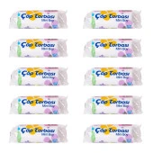Canhome Beyaz Mini Küçük Boy 40x50 Cm. 30 Litre Çöp Torbası Poşeti - 40 Adetlik 10 Rulo - 1