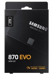 Samsung 870 EVO MZ-77E2T0BW 2TB 2.5 560-530 MB/s SATA3 SSD Sabit Disk - 1