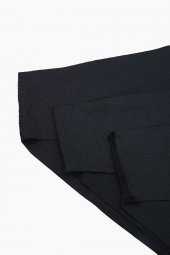 Siyah 3lü Lazer Kesim Basic Külot - 4